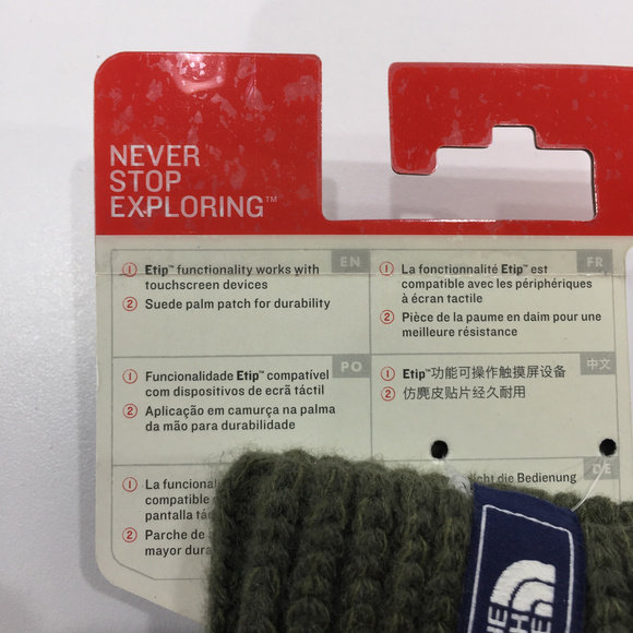 The North Face Salty Dog Etip Knit Gloves Unisex - Picture 3 of 3